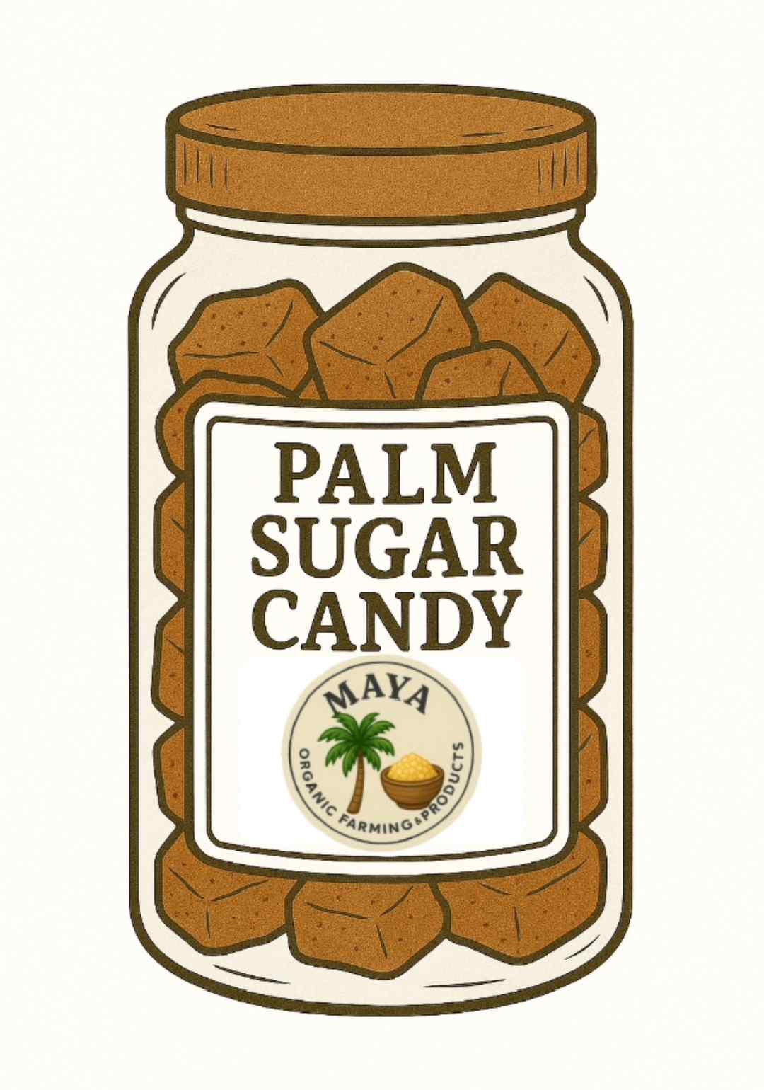 Sugar Candy (Palm Jaggery Candy or Karupatti)