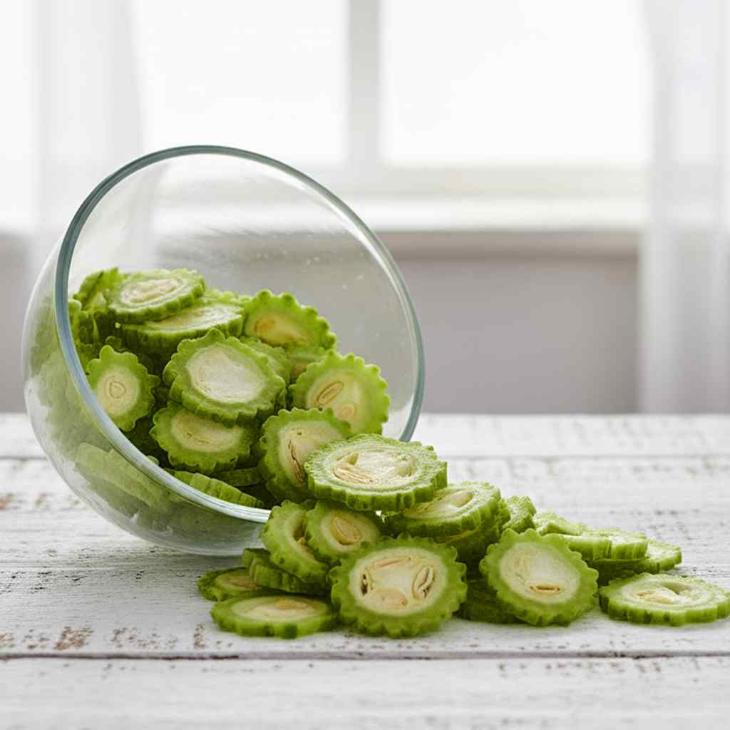 Bitter Gourd  (Slicing)