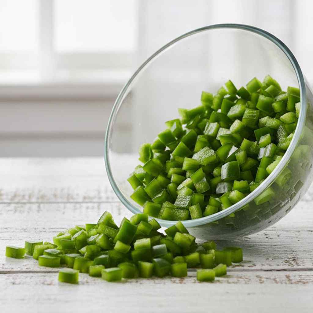 Capsicum - Green ( Small Dicd)