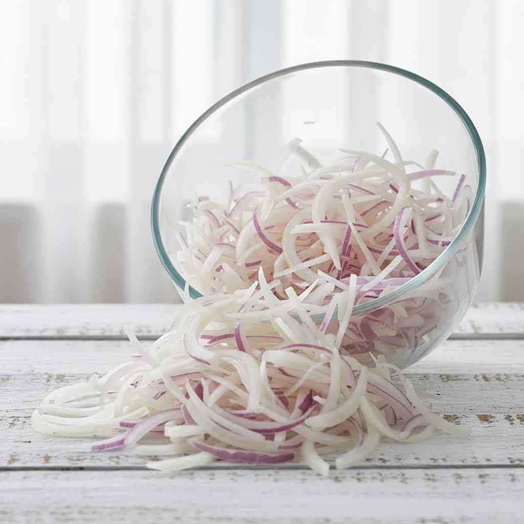 onion (Chiffonade Shredding)