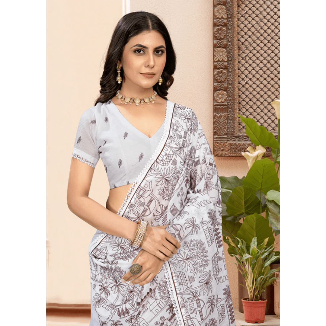 White Saree