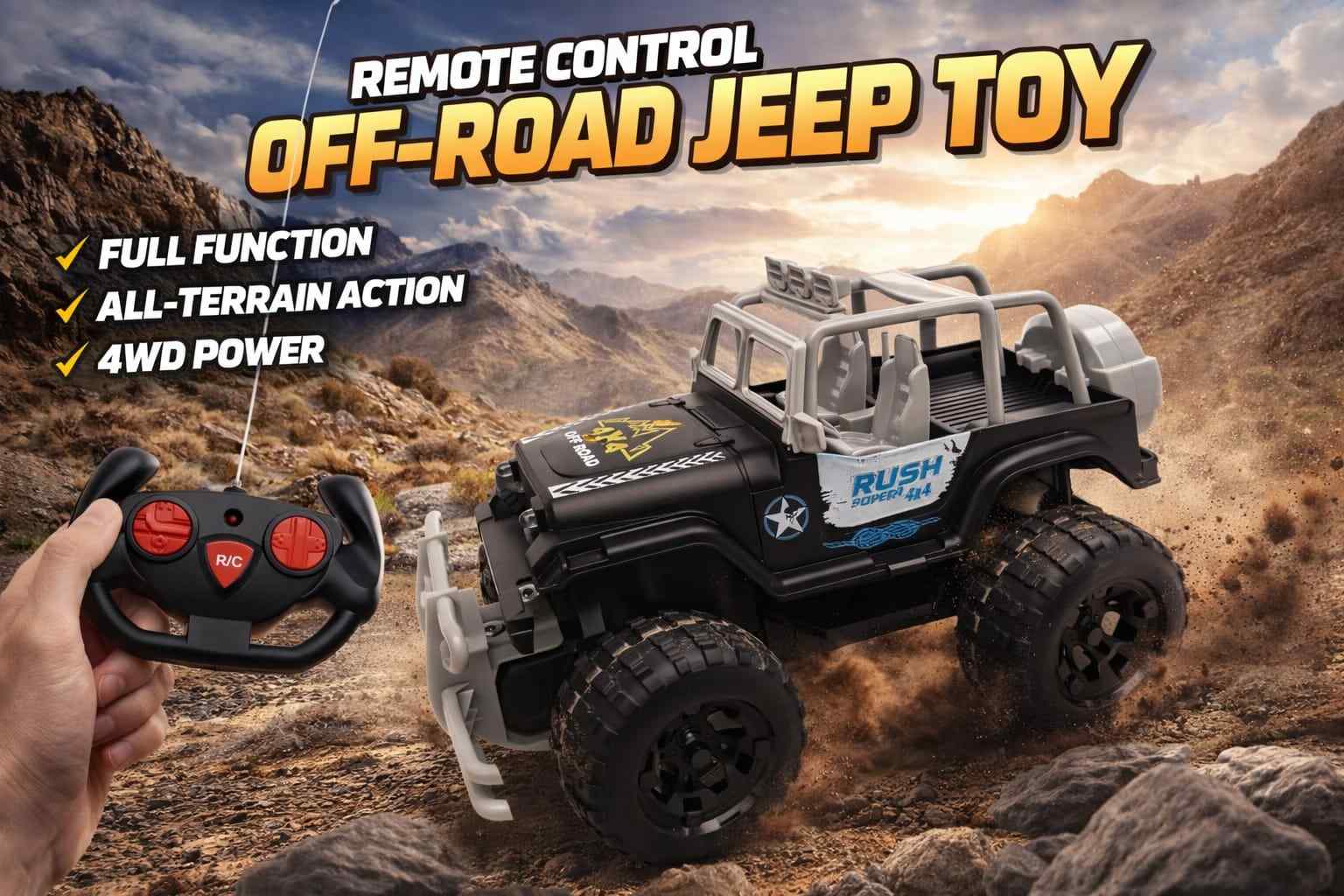 Rock climber THAR Jeep - 4 Function