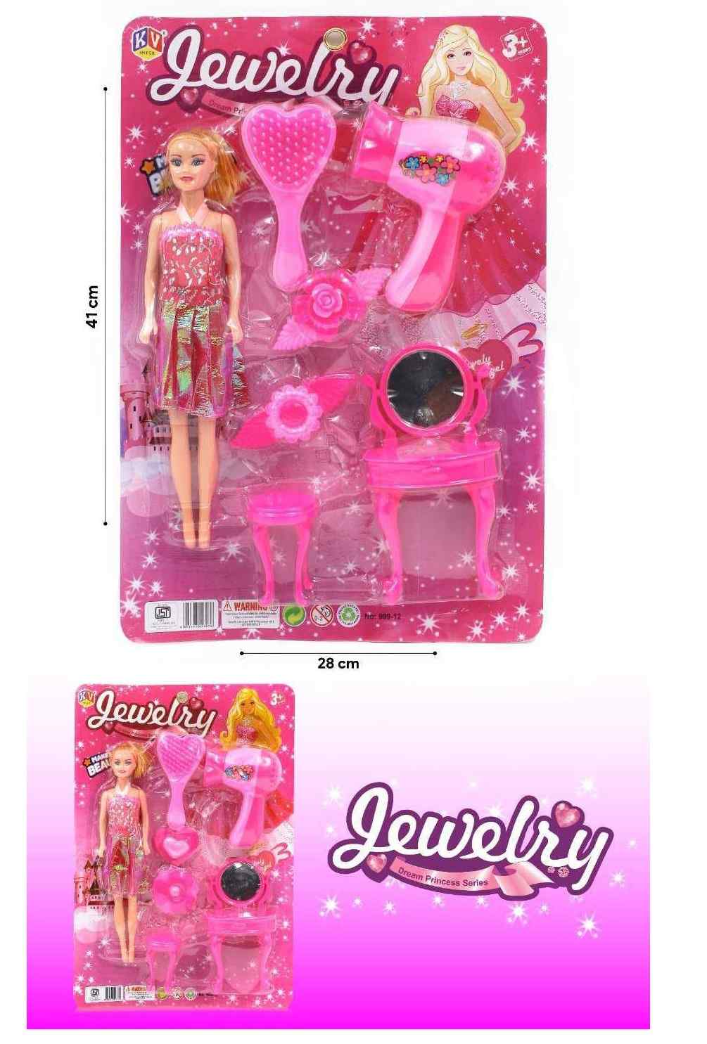 Barbie Doll with makeup set