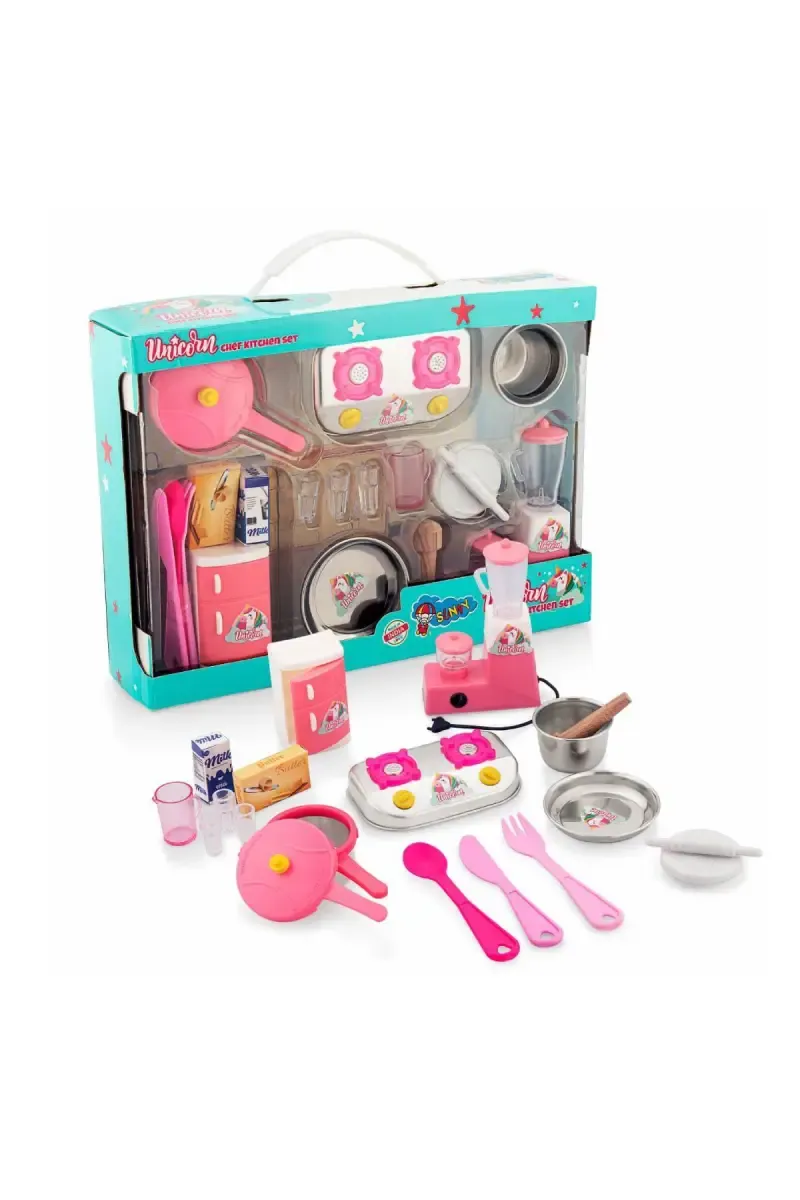 Unicorn Chef Kitchen Activity Set - 18 Pcs