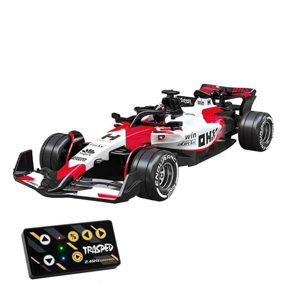 1:64 Die cast Metal F1 Mini RC Racing car with LED Lights | 2.4GHz Remote and APP Control Car | 3 Speed Adjustable, USB Rechargeable Alloy RC Car for Kids & Adults Indoor/Outdoor Racing